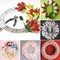 6 Pack Metal Wreath Frame - 16 Inch Wreath Form with 6 Adhesive Hooks and 38 Yard Paddle Wire for Crafts